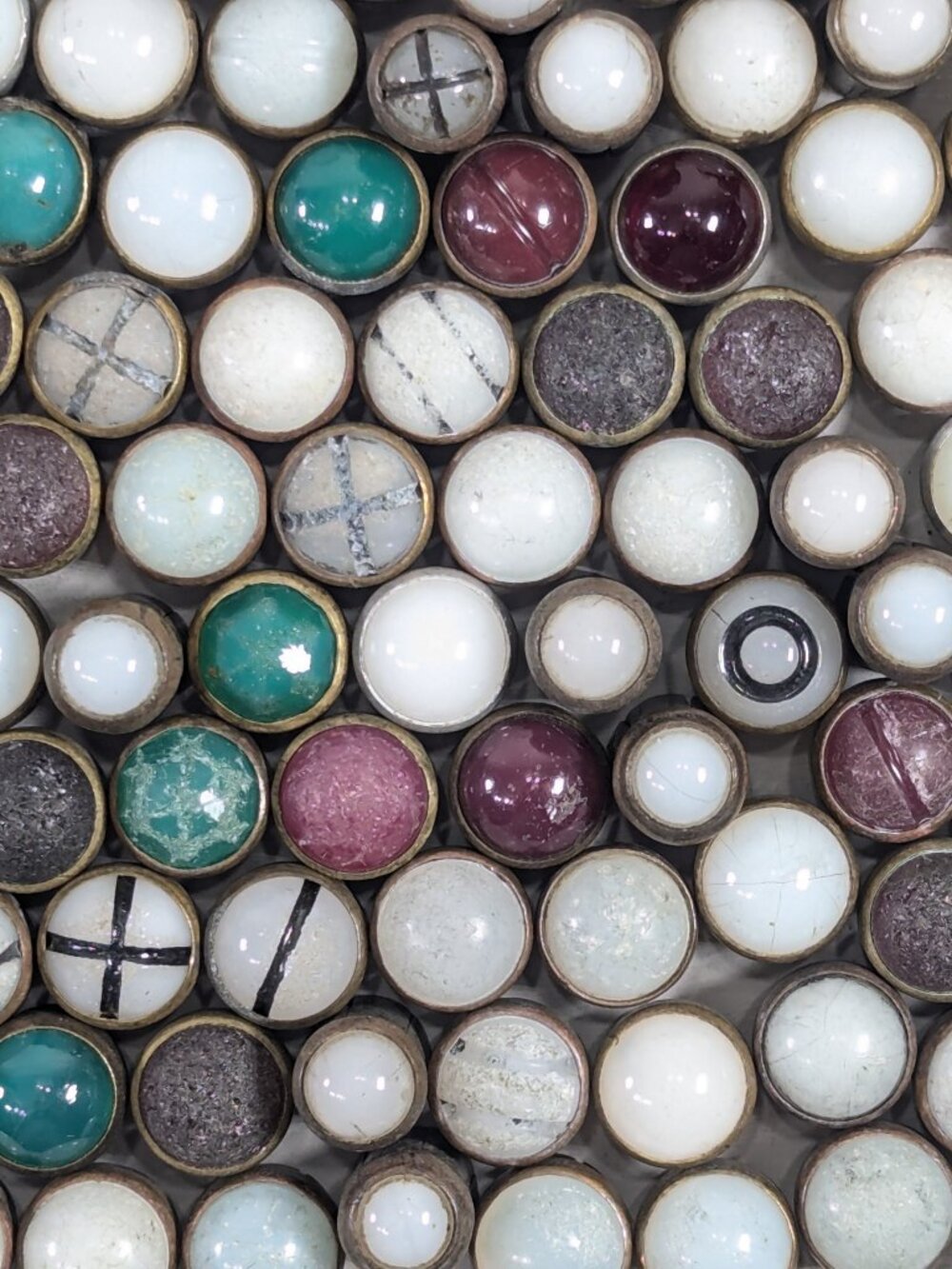 RANDOM **25** Antique switchboard globes 1908-1925, vintage diodes